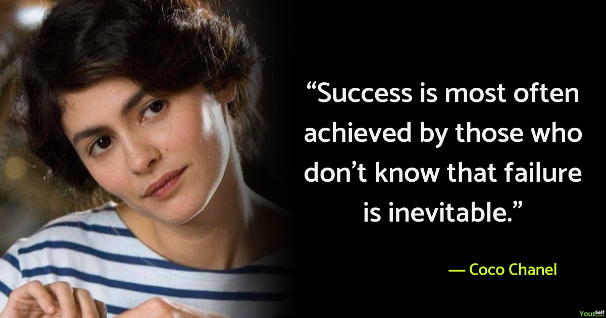 Failure Quotes by Coco Chanel