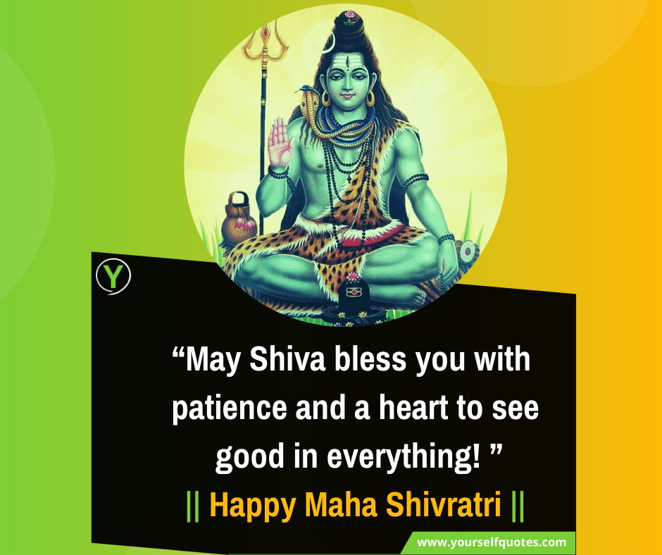 Happy Maha Shivratri Wishes Quotes Images
