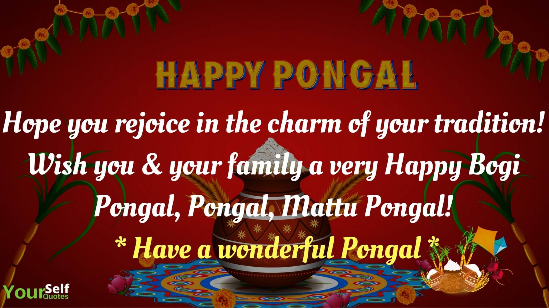 Mattu Happy Pongal Festival Wishes