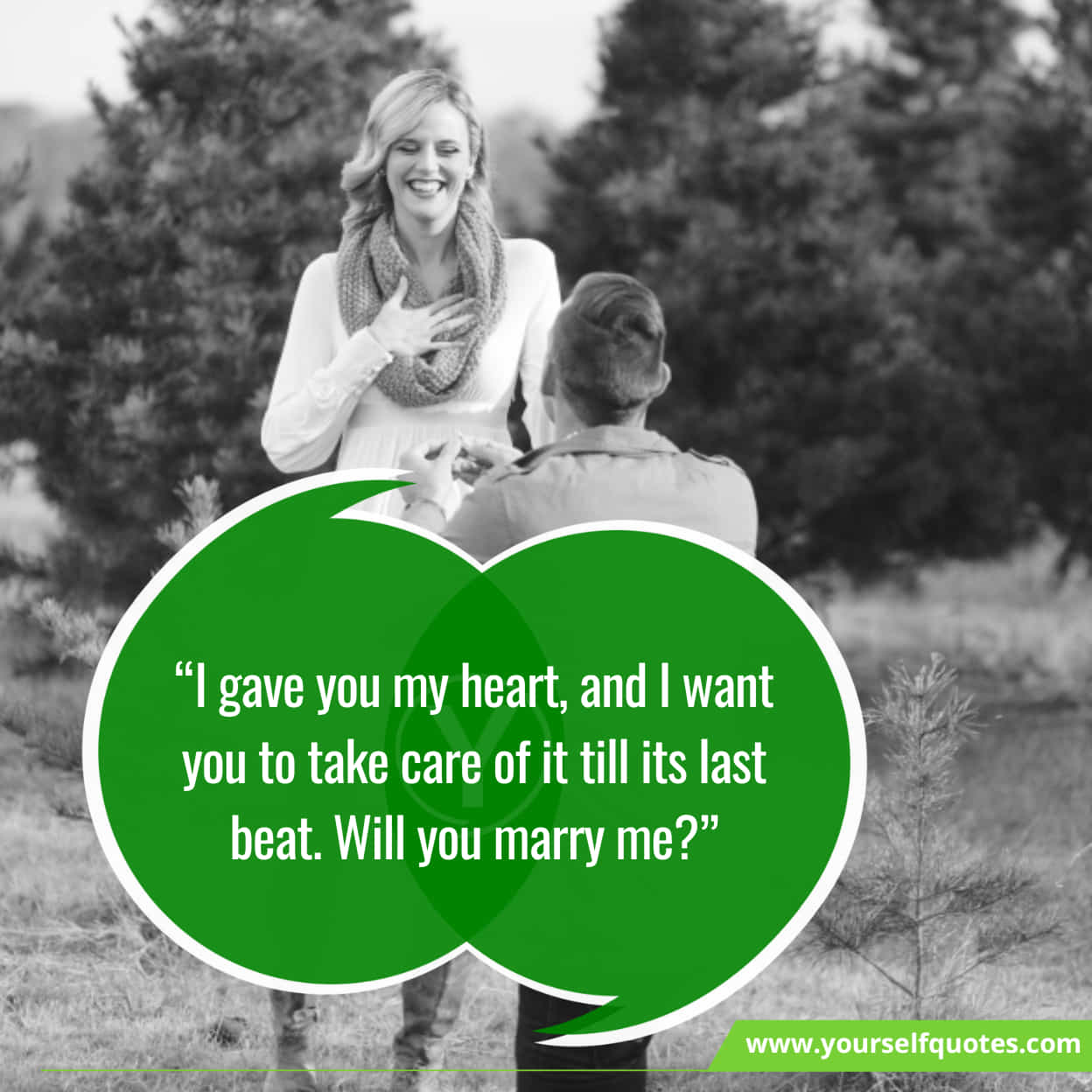 Memorable  Marriage Proposal for Him & Her