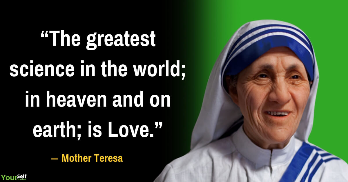 Mother Teresa Quote on Love Life