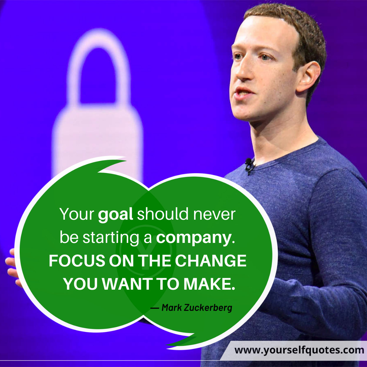 Motivational Quotes Images by Mark Zuckerberg