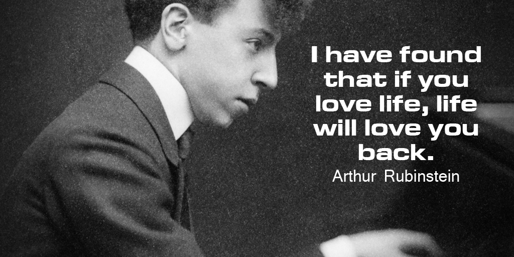 Quotes on Love by Arthur Rubinstein