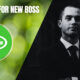 Welcome for new boss