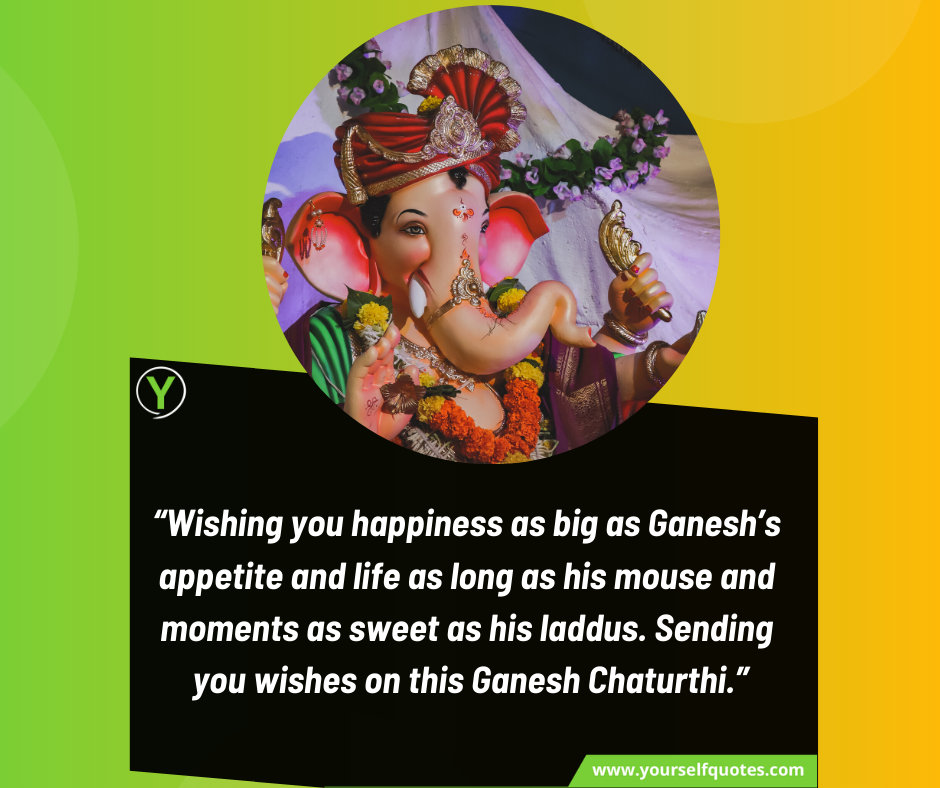Wishing Quote for Ganesh Chaturthi