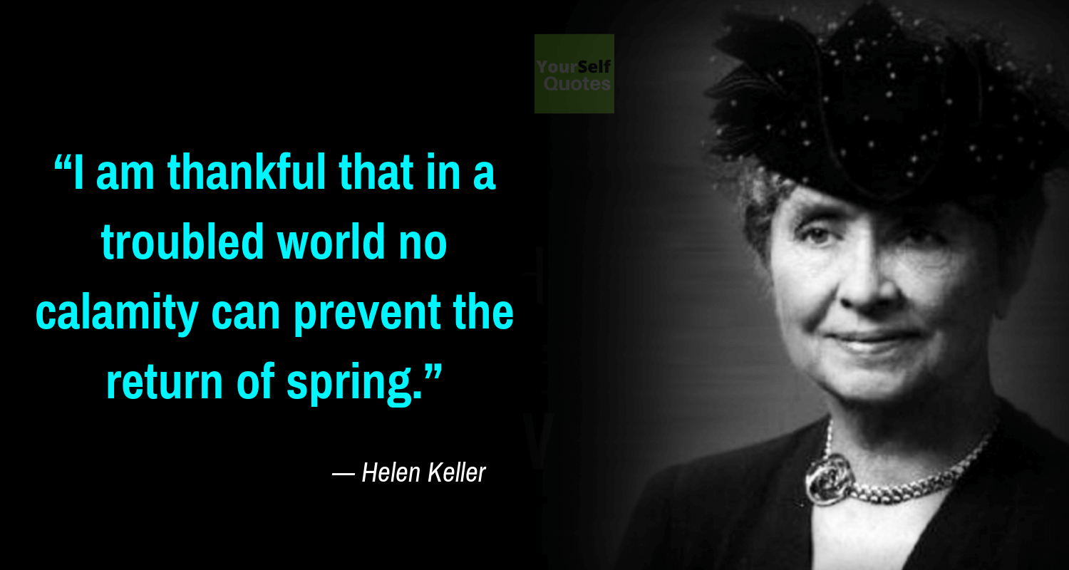 Best Helen Keller Quote