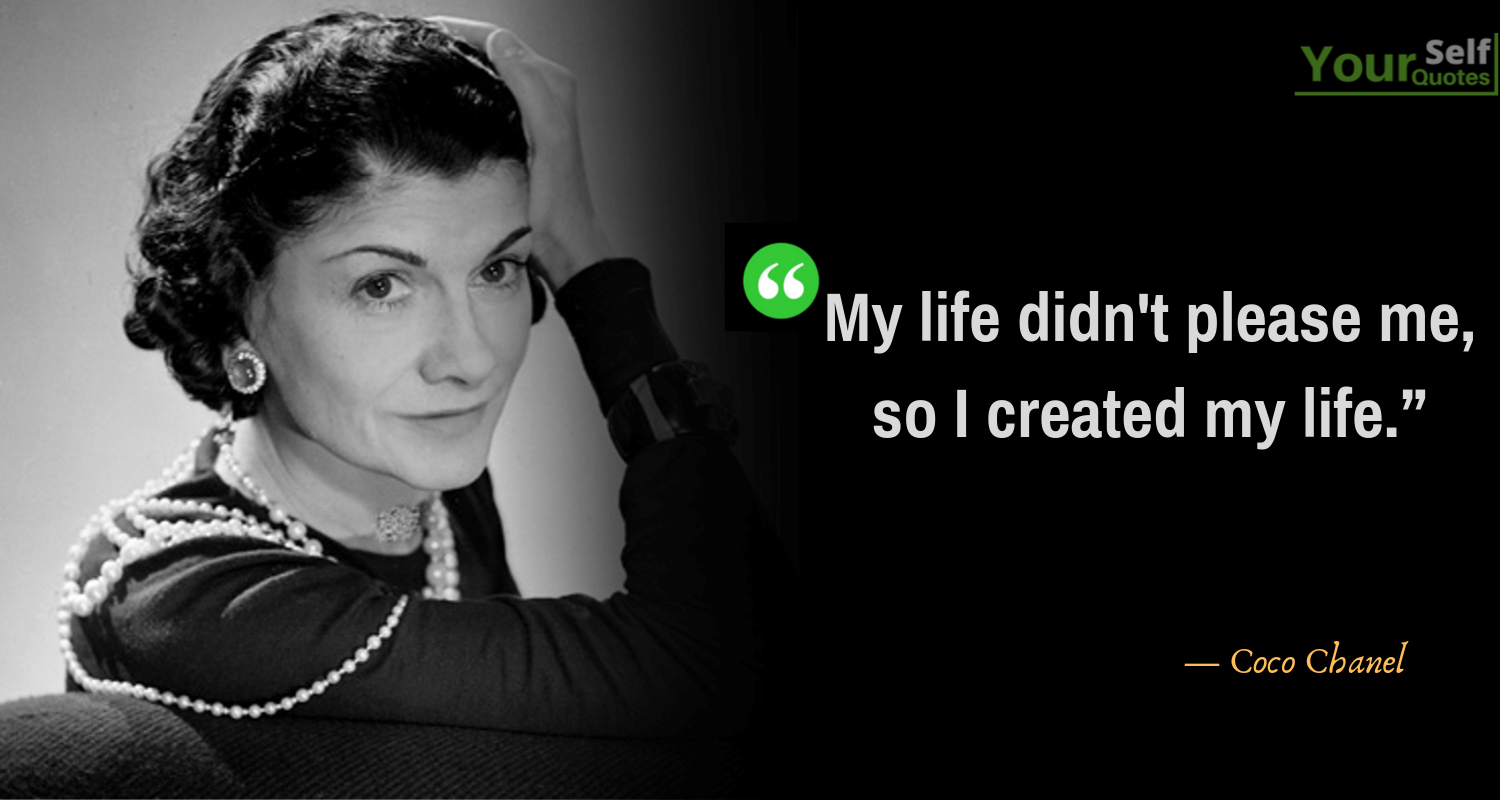 Coco Chanel Quotes on Life