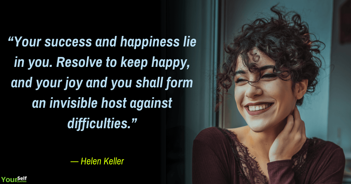 Happiness Quotes by Helen Keller