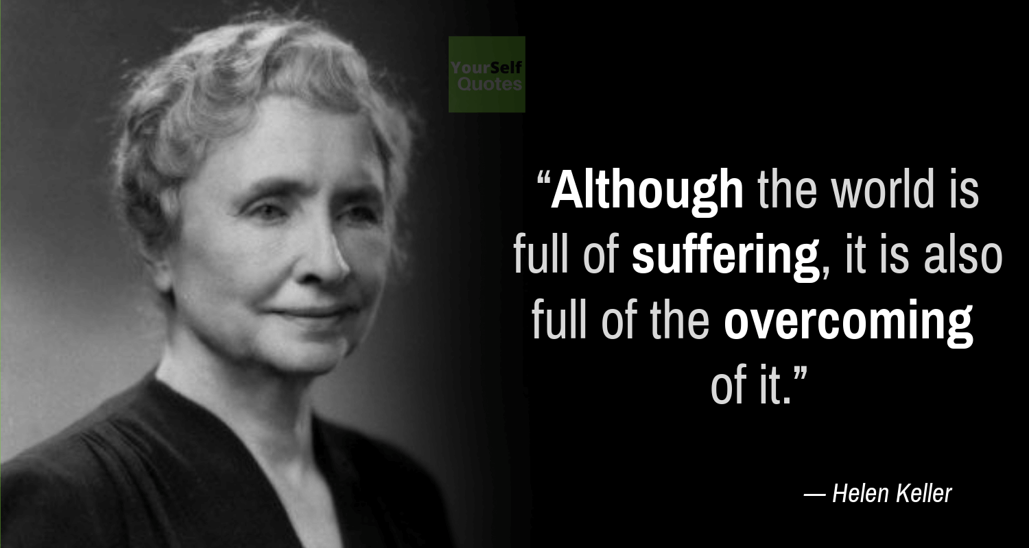 Helen Keller Sayings