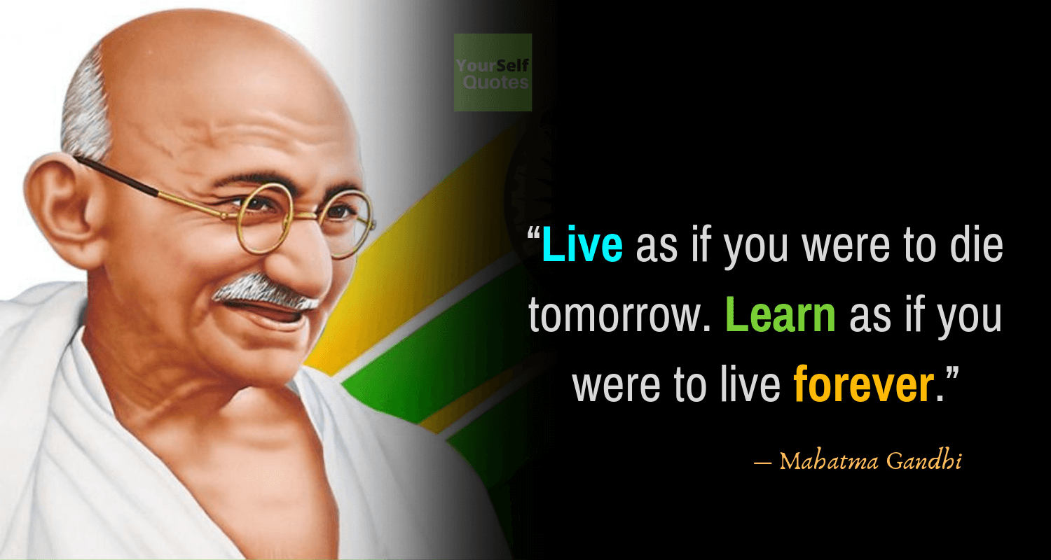 Mahatma Gandhi Quotes on Teachers Day