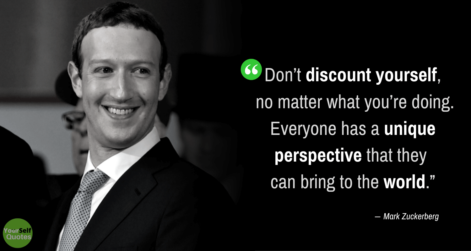 Mark Zuckerberg Yourself Quotes