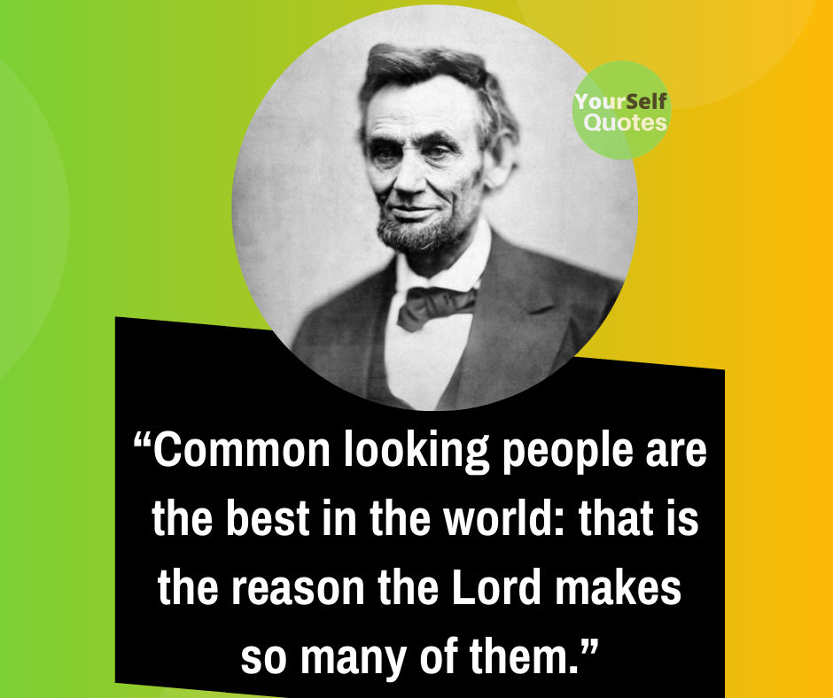 Quotation from Abraham Lincoln